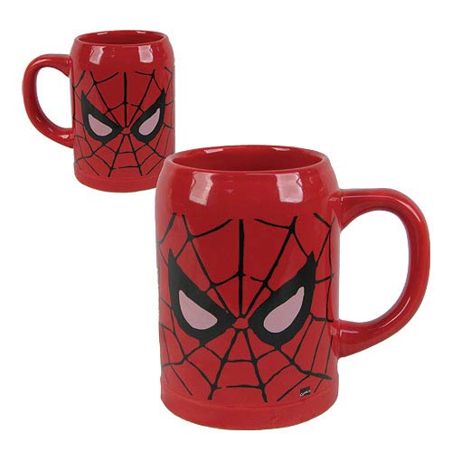 Spider-Man Red Ceramic Stein